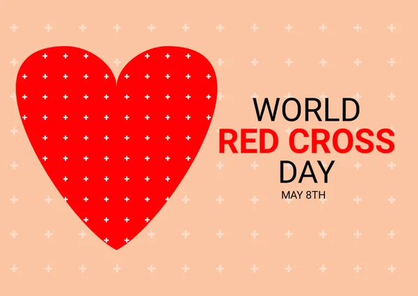 World Red Cross Day Illustration. May 8Th. Suitable for greeting card, poster and banner