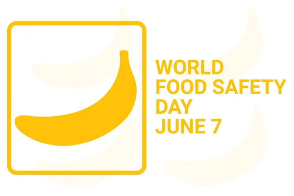 World Food Safety Day illustration. June 7