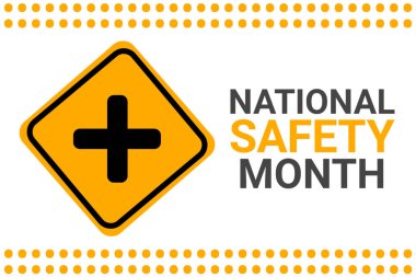 Ulusal Güvenlik Ayı. İllüzyon. Beyaz arka planda izole edilmiş. Tebrik kartı, poster ve afiş için uygun.