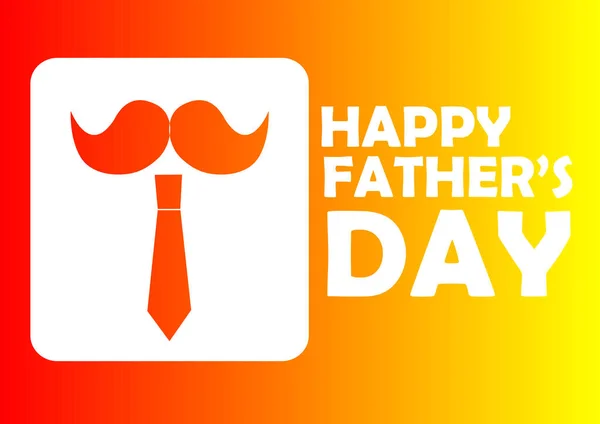 Happy Father's Day. Holiday concept. Template for background, banner, card, poster with text inscription. illustration.