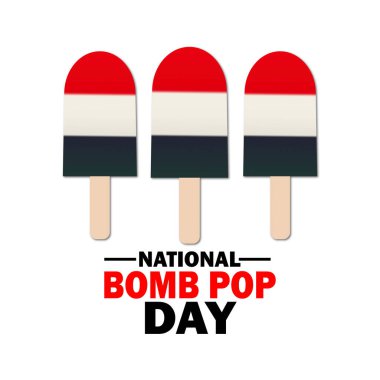 Ulusal Bomba Günü. Vektör İllüstrasyonu. Tebrik kartı, poster ve afiş için uygun