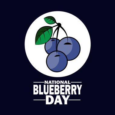 Ulusal Yabanmersini Günü Şablon Tasarımı Çizimi. Tebrik kartı, poster ve afiş için uygun