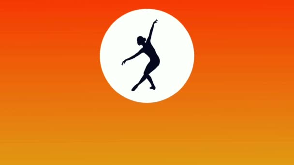 Національний День Танцю Анімаційний Фон Плоска Анімація Свята Рухомий Графічний — стокове відео