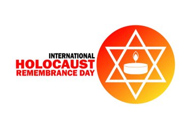 Soykırım Anma Günü. Tatil konsepti. Arkaplan, afiş, kart, yazılı poster şablonu. Vektör illüstrasyonu