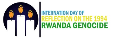 International Day of Reflection on the 1994 Rwanda Genocide. Suitable for greeting card, poster and banner. clipart