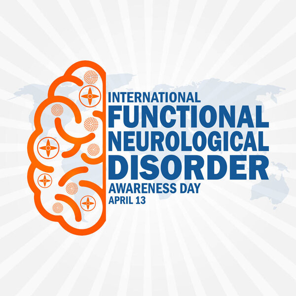 International Functional Neurological Disorder Awareness Day wallpaper with typography. International Functional Neurological Disorder Awareness Day, background