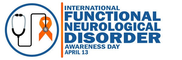 International Functional Neurological Disorder Awareness Day. Suitable for greeting card, poster and banner.