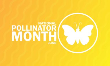 Ulusal Tozlaştırıcı Ayı Haziran ayı şekilleri, tipografisi, afişi, afişi, posteri, şablonu olan duvar kağıdı. Ulusal Tozlaştırıcı Ayı, arkaplan