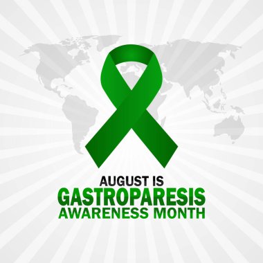 Ağustosta Gastroparez Farkındalık Ayı duvar kağıdında şekiller ve tipografi, afiş, kart, poster ve şablon var. Ağustos Gastroparezi Farkındalık Ayı, arkaplan
