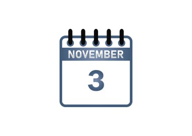 November 19 Calendar Image Events, Holidays, and Important Dates clipart