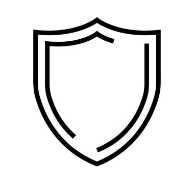 Boş Kalkan Güvenlik Koruma Simgesi