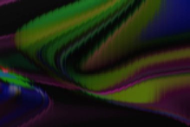 Yeşil mavi soyut arkaplan dalga gradyan pixelated yatay doku sanatı. Modern Soyut Yeşil Mavi Bulanık Cam Gradyan arka planı. Kaburgalı cam dokusu