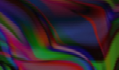 Yeşil mavi soyut arkaplan dalga gradyan pixelated yatay doku sanatı. Modern Soyut Yeşil Mavi Bulanık Cam Gradyan arka planı. Kaburgalı cam dokusu