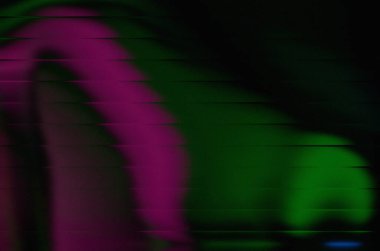 Yeşil mavi soyut arkaplan dalga gradyan pixelated yatay doku sanatı. Modern Soyut Yeşil Mavi Bulanık Cam Gradyan arka planı. Kaburgalı cam dokusu