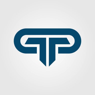 GTP Harfleme Logosu 2 simge tasarımı illüstrasyonu