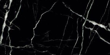 Arkaplan için siyah mermer doğal desen, soyut siyah ve beyaz
