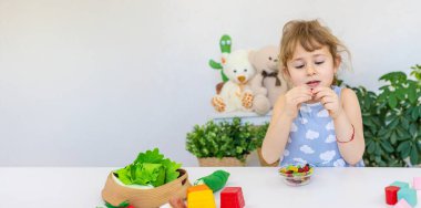 Reçelli çocuk. Seçici odaklanma. çocuk.