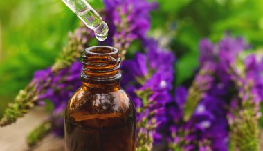 Azgın keçi ağacı alternatif ilaç çıkartır. Seçici Odaklanma. Doğa.