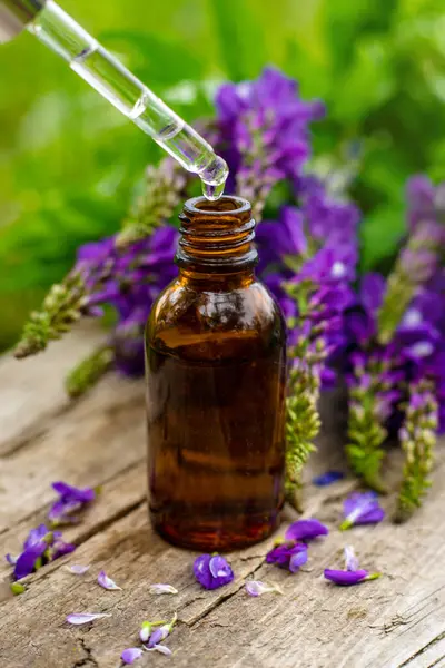 Azgın keçi ağacı alternatif ilaç çıkartır. Seçici Odaklanma. Doğa.