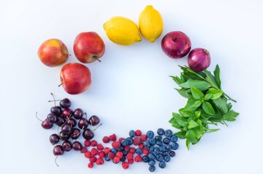 İçinde quercetin olan ürünler. Seçici odaklanma. Yiyecek..