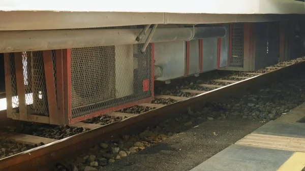 Außen Klimaanlagen Zügen Werden Boden Der Waggons Platziert — Stockfoto