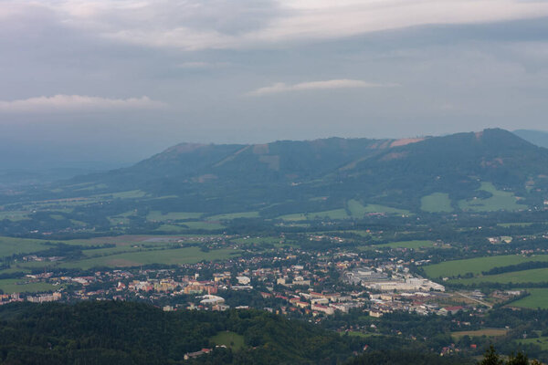 Frenstat pod Radhostem, view from Velky Javornik, Beskid Mountains