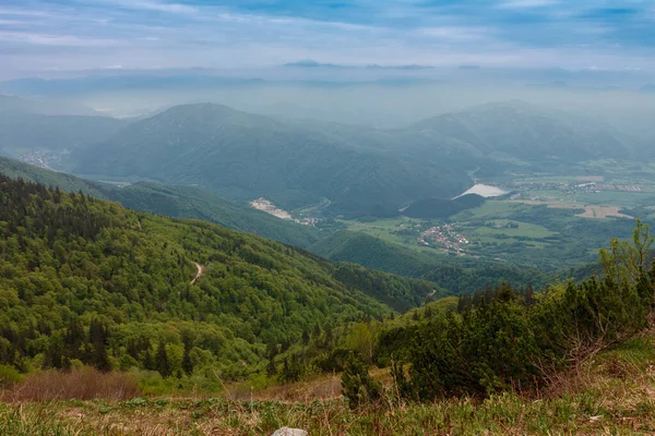 Steinbruch Dorf Sutovo Mala Fatra Slowakei Blick Unter Dem Berg — Stockfoto