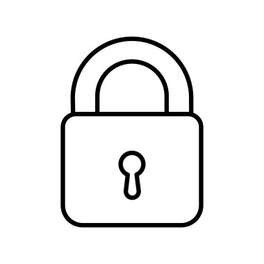 Vektör hattı. Düzenlenebilir dış hat vuruşu kalınlığı.