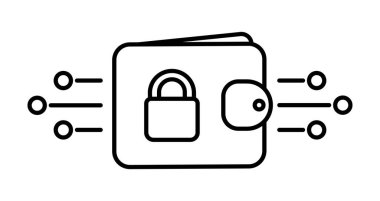 Vektör hattı. Düzenlenebilir dış hat vuruşu kalınlığı.