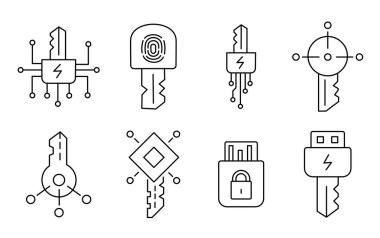 Vektör hattı. Düzenlenebilir dış hat vuruşu kalınlığı.