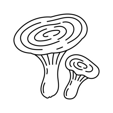 Vektör hattı. Düzenlenebilir dış hat vuruşu.