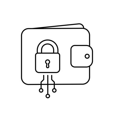 Vektör hattı. Düzenlenebilir dış hat vuruşu kalınlığı.