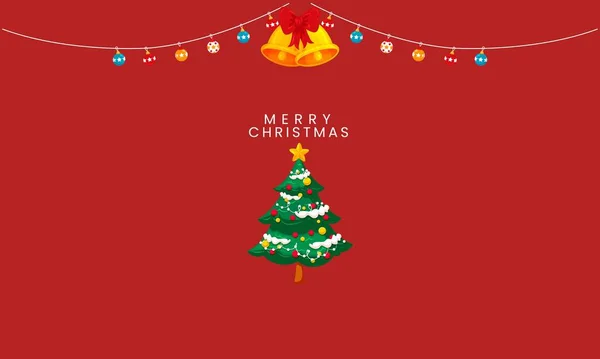 stock vector merry christmas banner template vector flat design