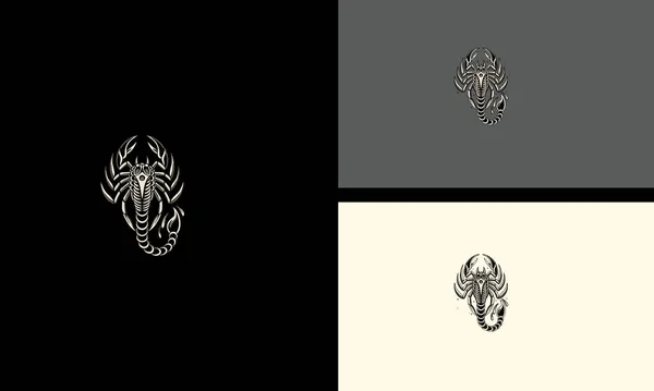 Logo Concept Scorpion Vecteur Illustration Design — Image vectorielle