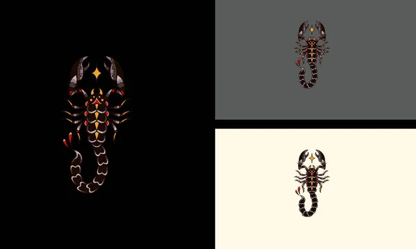 Scorpion Vector Illustration Mascot Design — Image vectorielle