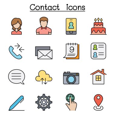 Kişi simgesi renk çizgisi biçiminde ayarlandı