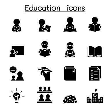 Öğrenme ve Eğitim simgesi kabartma biçiminde ayarlandı