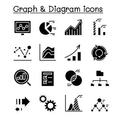 Grafik ve Diyagram simgesi kabartma biçiminde ayarlandı