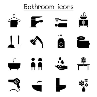 Banyo simgesi kabartma biçiminde ayarlandı