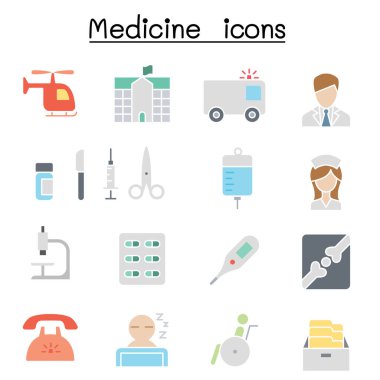 Düz renk biçiminde tıp simgesi belirlendi