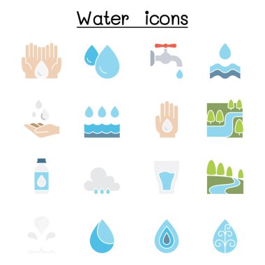 Su simgesi düz renk biçiminde ayarlandı