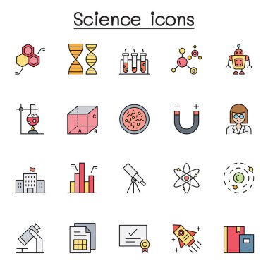 Renk çizgisi biçiminde bilim simgesi