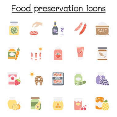 Düz renk olarak korunmuş yiyecek simgesi