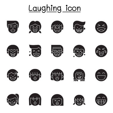 Gülme simgesi kabartma biçiminde ayarlandı