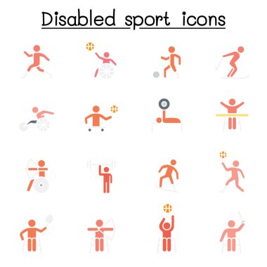Düz renk biçiminde pasifleştirilmiş spor simgesi