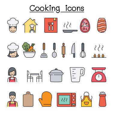 Renk çizgisi biçiminde pişirme simgesi