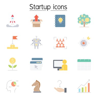 Açılış simgesi düz renk stlye ile ayarlandı