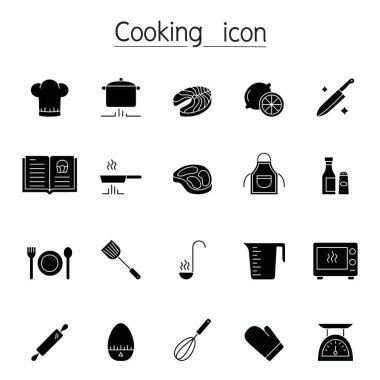 Aşçılık simgesi kabartma biçiminde ayarlandı