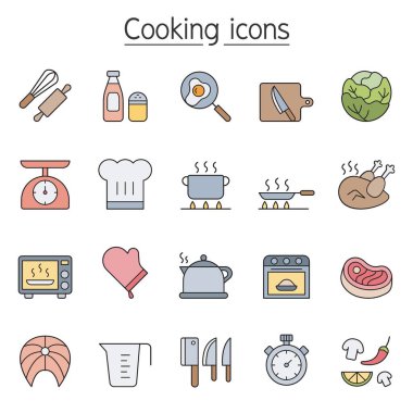 Renk çizgisi biçiminde pişirme simgesi