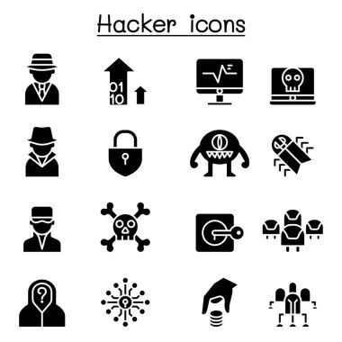 Hacker simgesi kabartma biçiminde ayarlandı